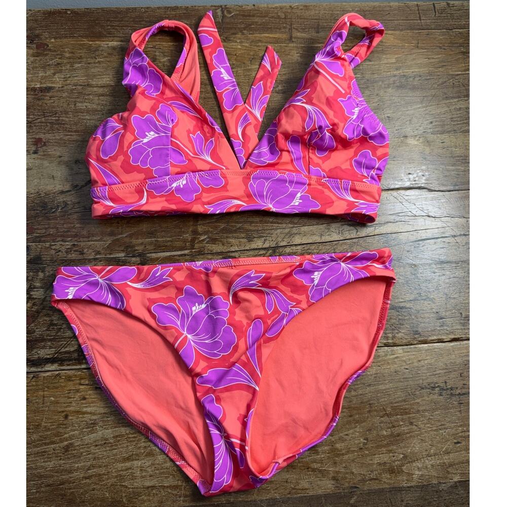 Tommy Bahama Floral 2pc swimsuit size small